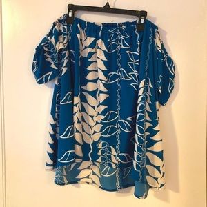 Manuheali’i Pa’u Top size M in Heliconia